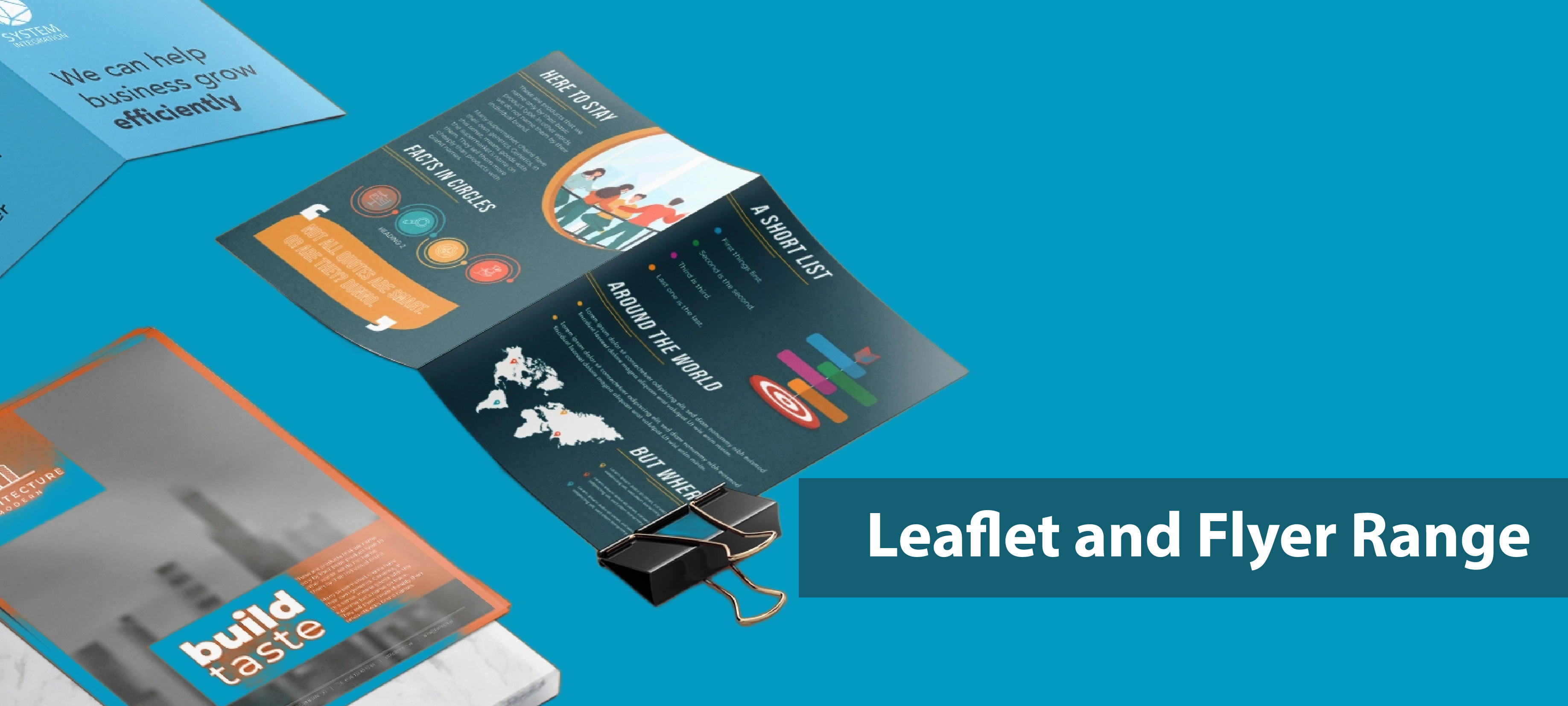 Leaflet and Flyer Range