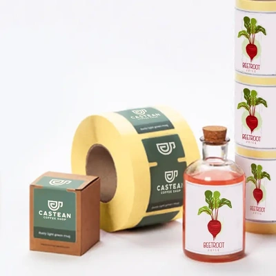  Natura Lwhite Label And Box Stickers