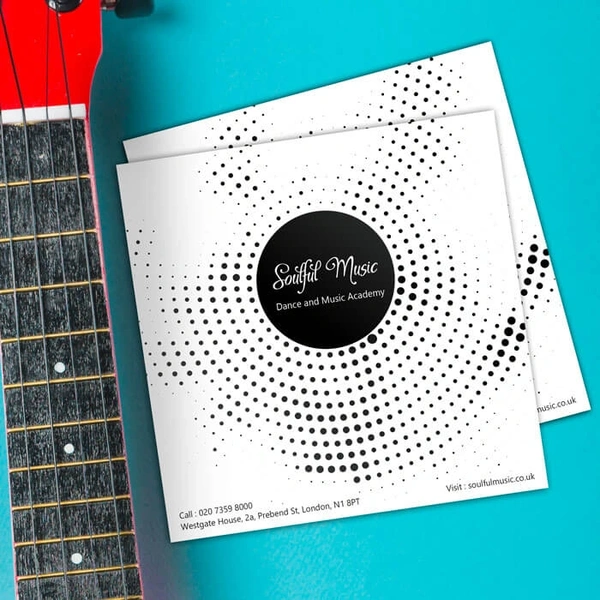Square Uncoated Flyers
