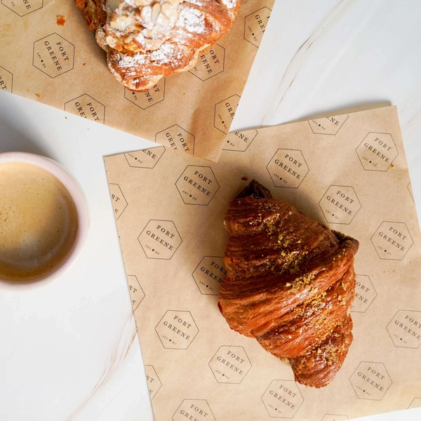  Printed Greaseproof Paper 160 X 160mm Pastry