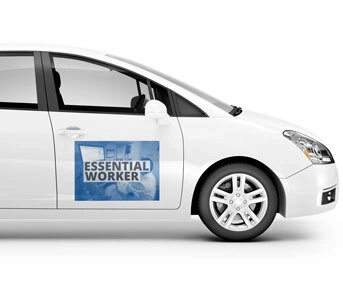 Magnetic Signs Essential Worker